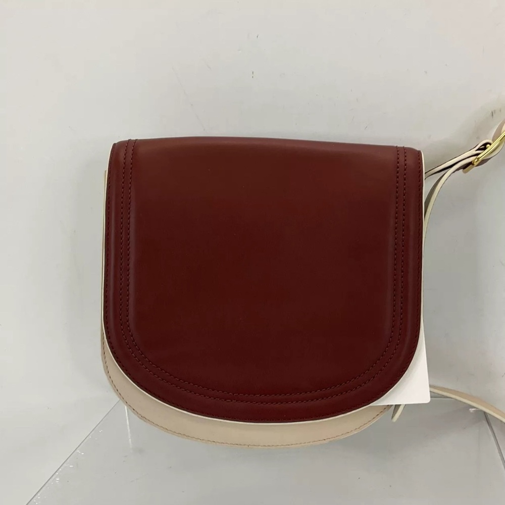 NWT Diane von Furstenberg Leather Saddle Bag - Picture 2 of 12